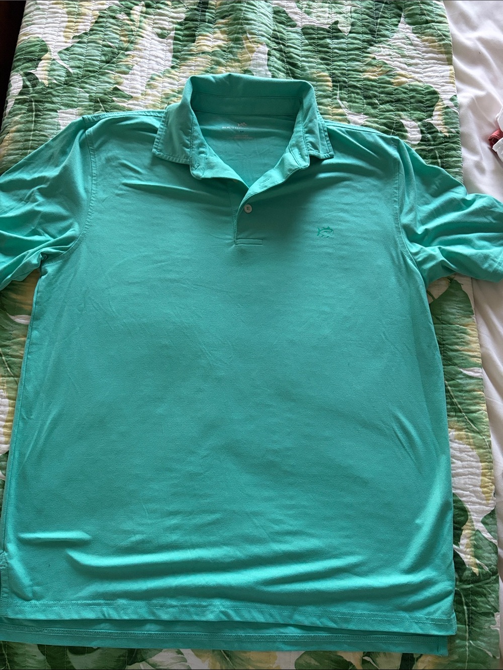 Southern Tide Men's Teal Polo Shirt
